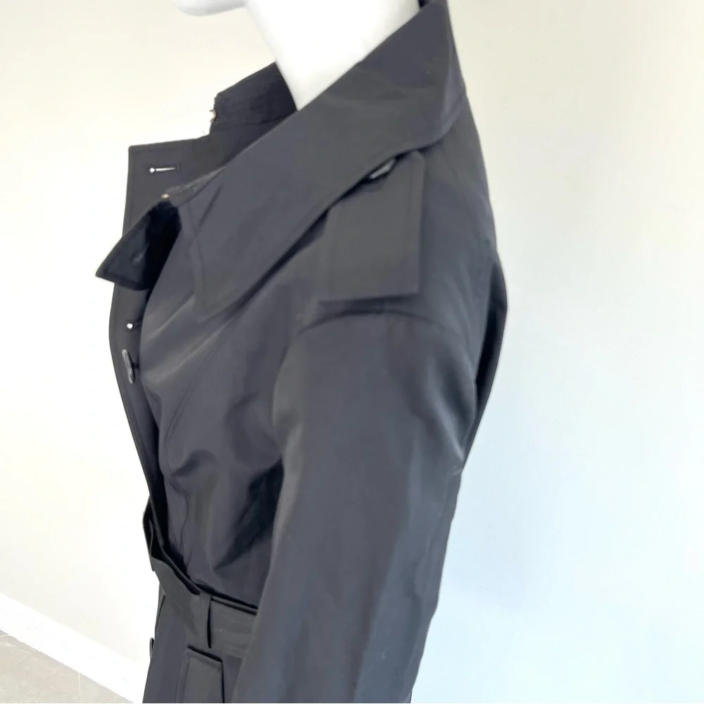 LAUREN RALPH LAUREN Water Resistance Double Breast Belted Trench Coat Sz L - Picture 11 of 16